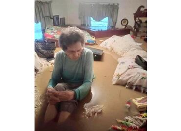 Salvan a abuelita de 98 años de inundación en Estados Unidos gracias a una foto viral