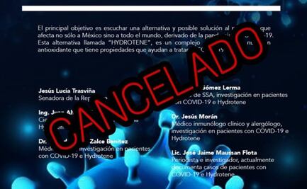 Senadora de Morena cancela foro sobre Covid con Jaime Maussan