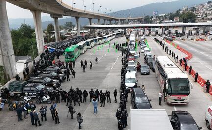 Operativo por autobuses de Ayotzinapa provoca caos vial; SSC revisa unidades en ingreso a CDMX