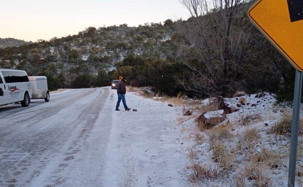 Chihuahua estuvo en alerta por segunda tormenta invernal Foto: Especial/El Universal