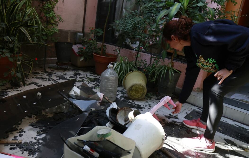 Rebeca percibió la explosión. FOTO: Fernanda Rojas/ EL UNIVERSAL/