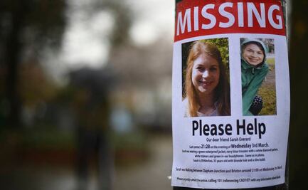 Acusan a un policía del rapto y asesinato de mujer desaparecida en Londres