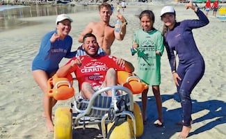 El parasurf, un deporte que crece y busca visibilidad