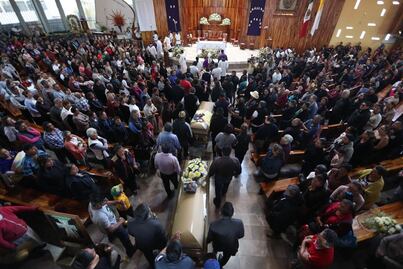 "Salió por su propio pie, pero incendiado"; hoy, lo despiden con misa en Tlahuelilpan