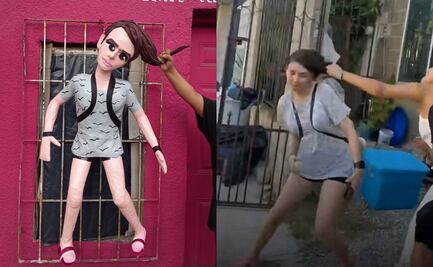 “Lady Ramona”: crean piñata de invasora de Tampico; así reaccionaron en redes sociales