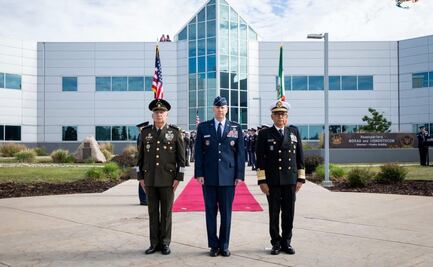 Secretarios de Marina y Defensa visitan el Cuartel General del Comando Norte de EU; es parte de la estrategia de cooperación bilateral militar