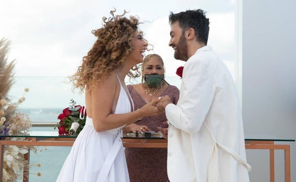 El día que Fernando del Solar se casó con Anna Ferro, su última esposa. Instagram Anna Ferro.