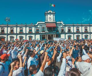 Marcha UAN contra nueva Ley Orgánica
