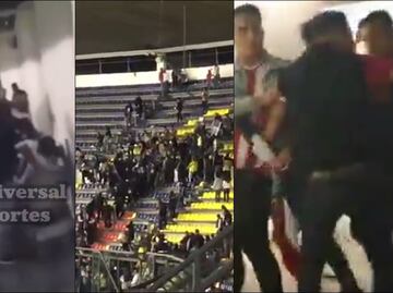 Sábado lleno de violencia en las tribunas de la Liga MX