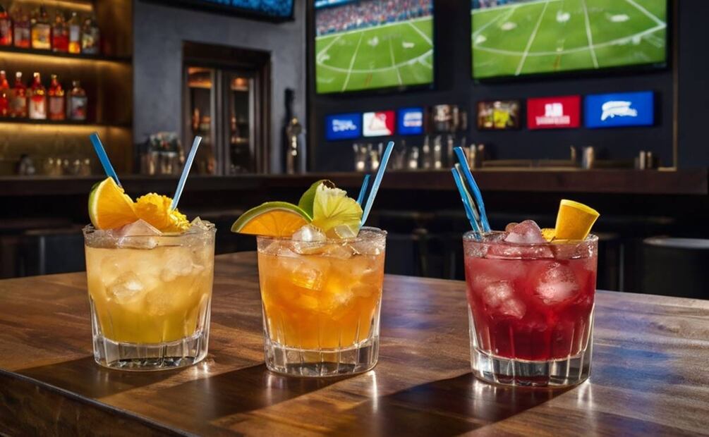 Ideas de tragos para ver el Super Bowl. Foto: generada con IA
