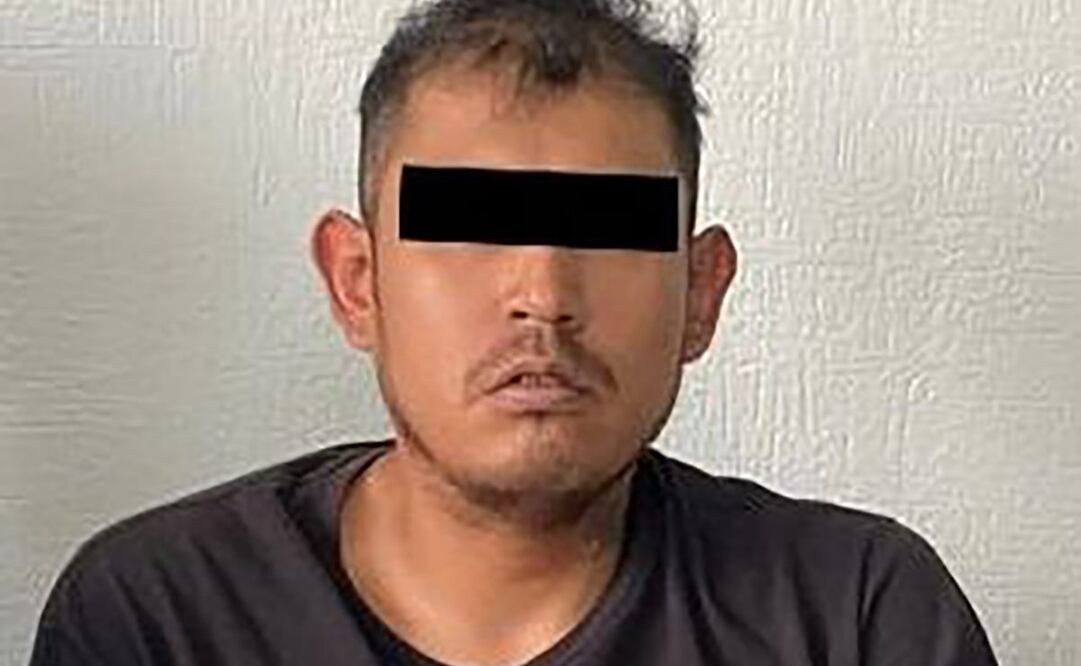 Cae Brayan Andrés López Sánchez de 30 años, alias “El Orejas”, generador de violencia en Chimalhuacán, Estado de México (21/09/25). Foto: Especial
