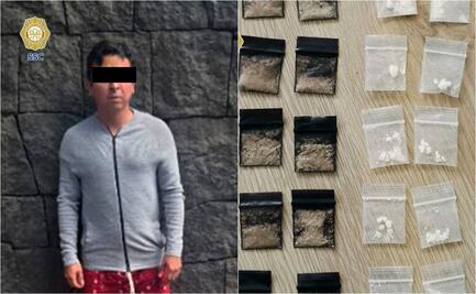 Detienen a un hombre en la alcaldía Benito Juárez; portaba narcóticos y un automóvil con reporte de robo