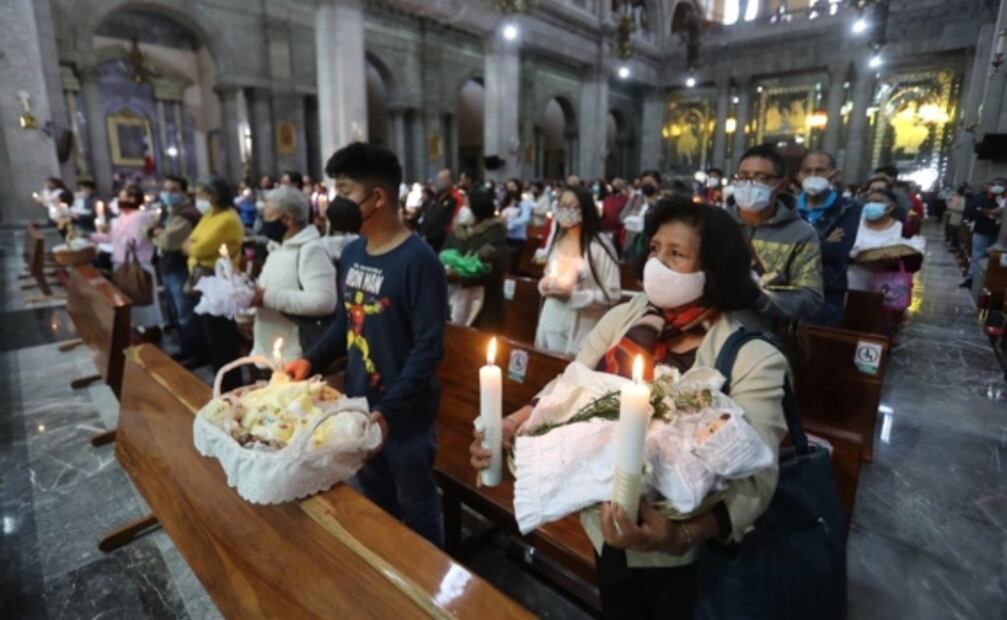Después de 2 años, familias acuden a misa por el Día de la Candelaria en Toluca