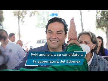 Enrique Vargas va como candidato del PAN contra Delfina Gómez en Edomex
