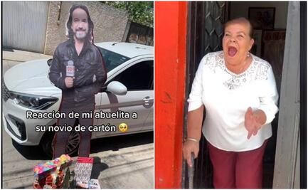 Abuelita recibe un Buki de cartón y el de carne y hueso promete abrazo en vivo