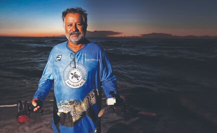 “Yo le devuelvo al mar un poco de vida”