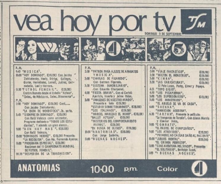 Así se veía la televisión en los años 70