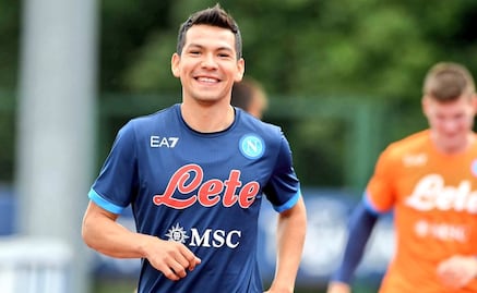 Chucky Lozano marca con el Napoli en la pretemporada