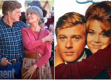 Revelan foto de Jane Fonda y Robert Redford en cinta de Netflix