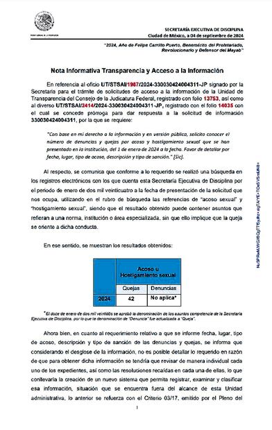 Información fuera de alcance