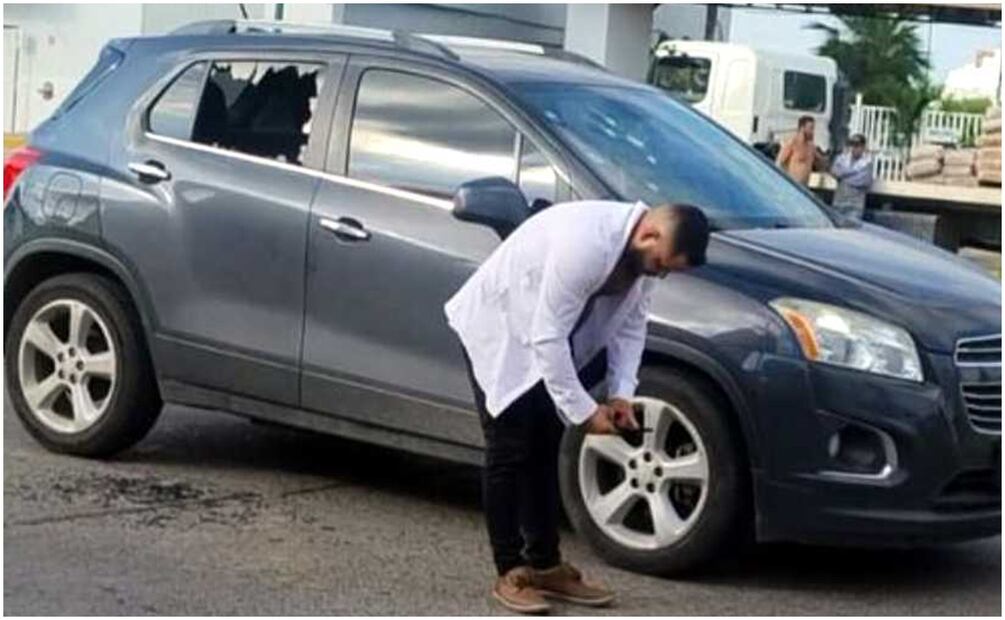 “Lo que está claramente afectado en el mercado en México por el tema de violencia e inseguridad es el ramo de autotransporte de mercancías", dijo Swiss Re. Foto X (@Eco1_LVM)