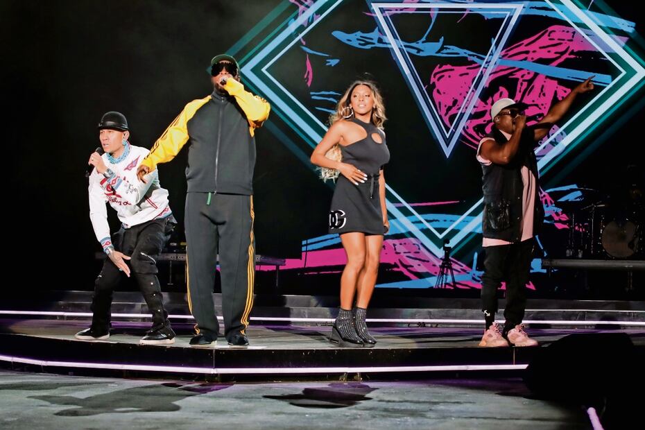 Los integrantes de Black Eyed Peas ofrecieron su repertorio por más de una hora. Foto: Fernanda Rojas / EL UNIVERSAL
