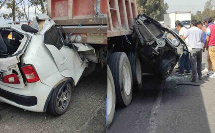 Reportan accidente vehícular en la autopista México-Querétaro