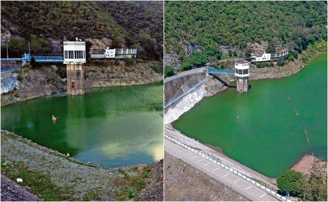 El sistema de captación de agua de lluvia tenía un almacenamiento de 310 millones de metros cúbicos, lo que representaba 41.7% de su nivel de llenado, un déficit de 40% respecto al promedio histórico

Actualmente, las presas del Sistema Cutzamala cuentan con 511 millones 710 mil metros cúbicos, es decir, lograron alcanzar 65% de su capacidad de almacenamiento por las fuertes lluvias que se presentaron. Fotos Alejandro Vargas / EL UNIVERSAL y Archivo EL UNIVERSAL