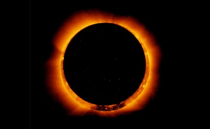 Eclipse Solar Anular de febrero: los curiosos fenómenos ópticos durante el evento astronómico
