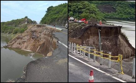 Colapsa tramo de la autopista Siglo XXI en Michoacán