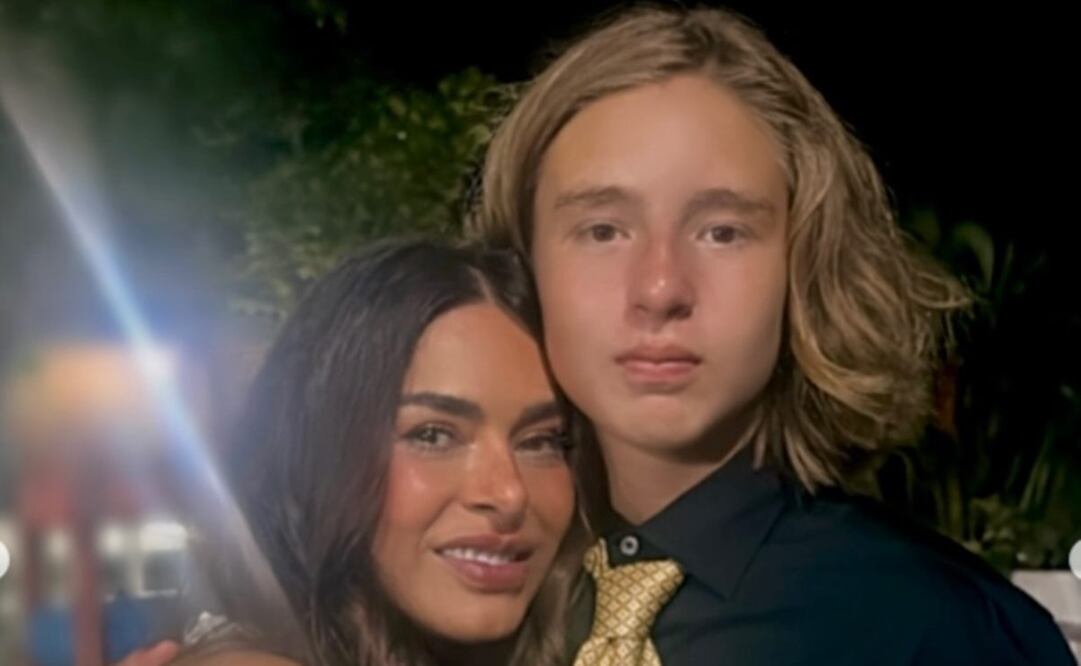 Galilea Montijo y su hijo Mateo celebran el Día de las madres.