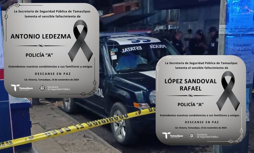 Policías asesinados en Tamaulipas. Foto: Especial