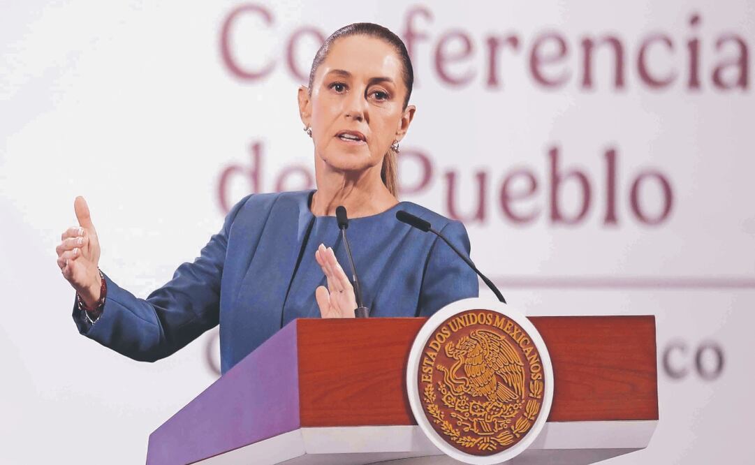 La presidenta Sheinbaum dijo que las operaciones de seguridad son un asunto que sólo compete a las instituciones mexicanas. Foto: de DIEGO SIMÓN SÁNCHEZ. El Universal