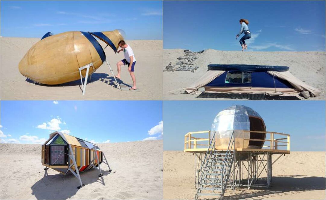 Duerme en alguno de los 12 diseños artísticos que ofrecen. (Foto: Cortesía Urban Campsite)