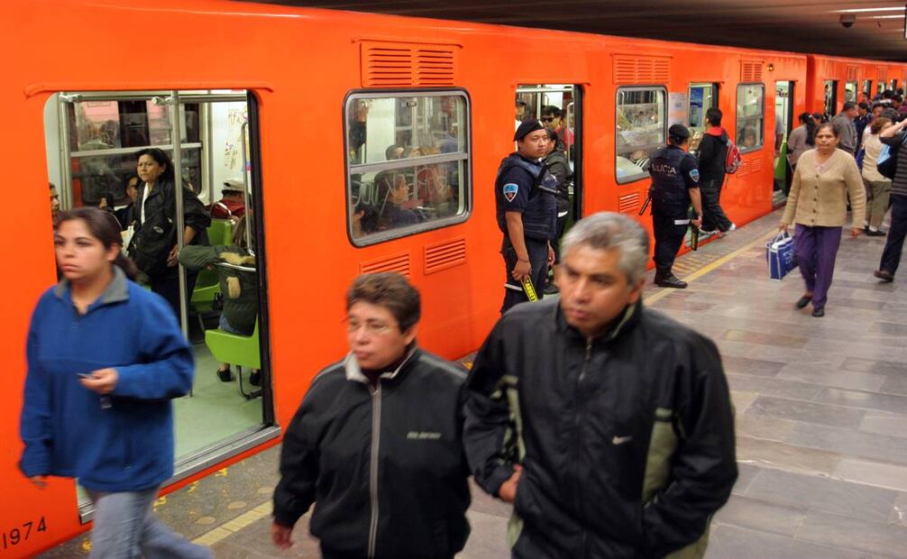 Sólo los días siguientes al incidente se notó el refuerzo de la presencia policiaca en los andenes. Foto: Fernando Ramírez/EL UNIVERSAL.