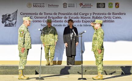 Asume en Texcaltitlán nuevo mando en seguridad