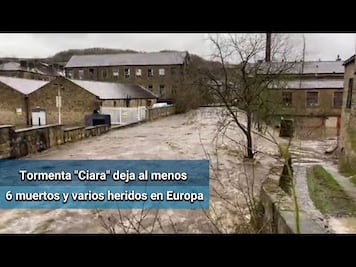 Tormenta "Ciara" deja al menos 6 muertos y varios heridos en Europa