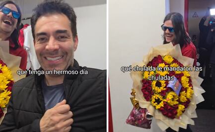 TikTok: Con flores "El Patrón" sorprenden a Omar Chaparro antes de su concierto en el Lunario
