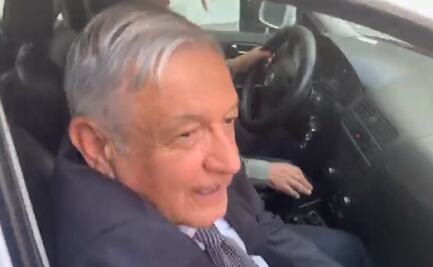 Ser abuelo, "una bendición", dice AMLO ante reporteros
