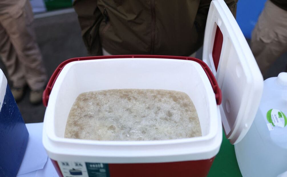 El gobierno de Chile anunció la mayor incautación de metanfetamina en su historia, con 844 kilos valorados en 16 millones de dólares. (10/01/25) Foto: AFP