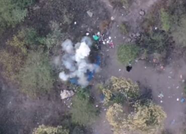 Se cumplen tres días de ataques con drones cargados de explosivos en Tepalcatepec