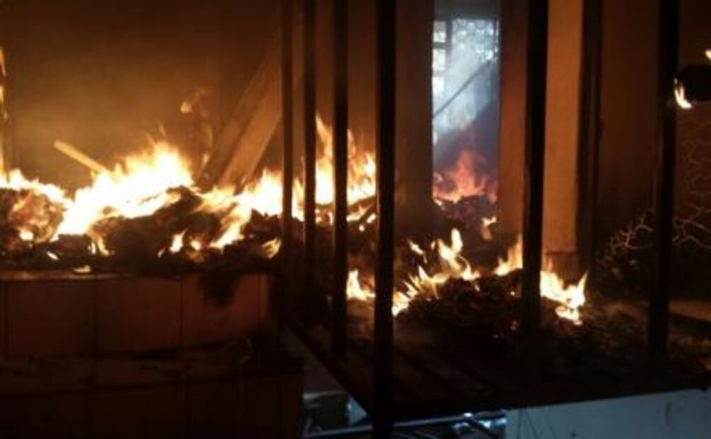 Se incendia albergue de 'Mamá Rosa' en Michoacán