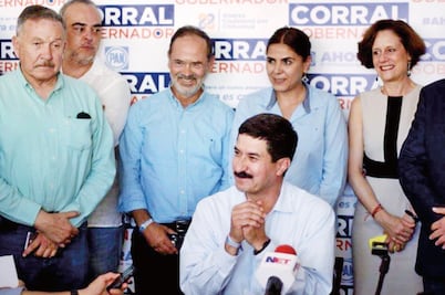 Javier Corral, 7% arriba de candidato del tricolor  
