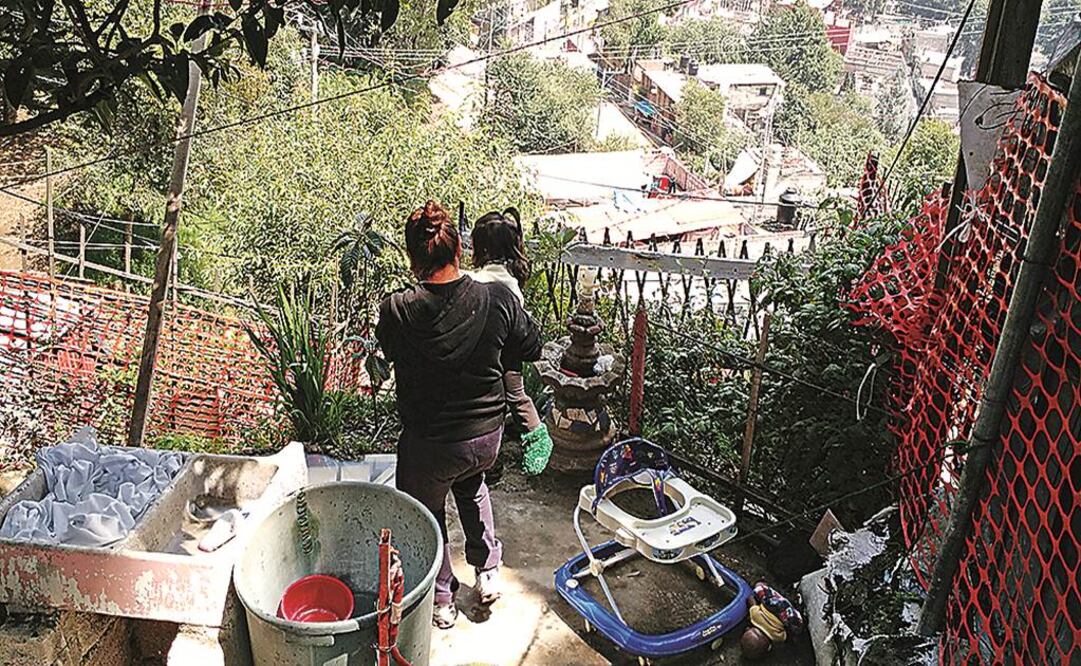 A pesar de saber que era una zona de alto riesgo, familias comenzaron a construir sus viviendas. Fanny Ruiz-Palacios