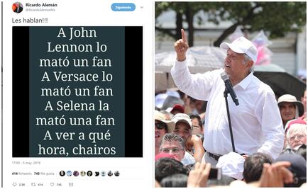 Minimiza AMLO “tuit” polémico de Ricardo Alemán