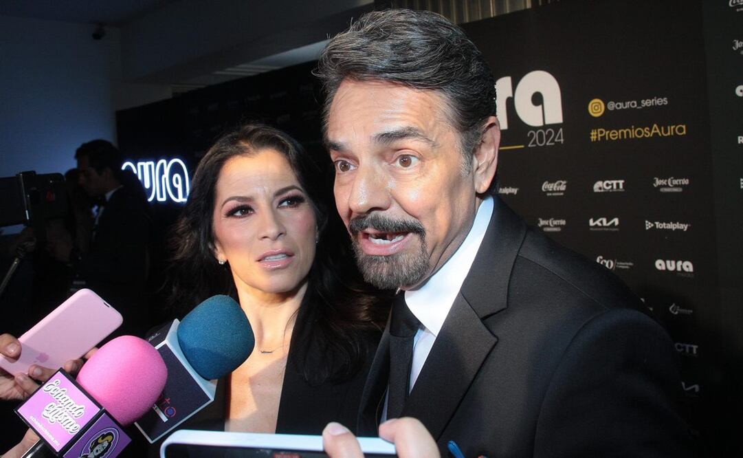 El comediante y la actriz, Victoria Ruffo, se reencontraron tras 18 años sin hablarse. Foto: Clasos/Alfonso Manzano