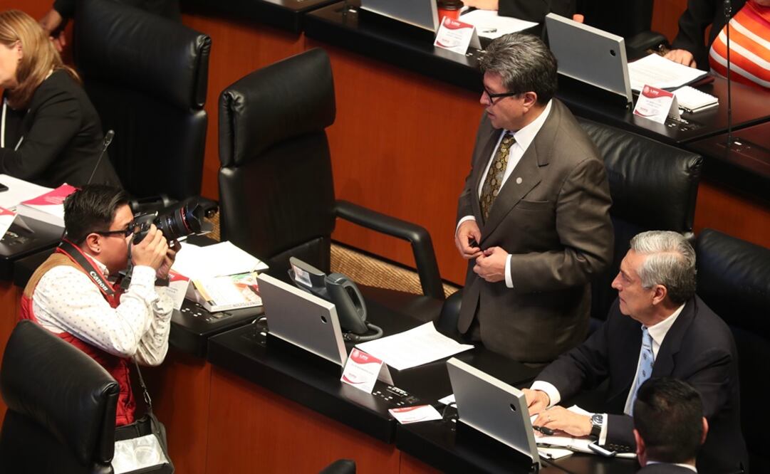 Ricardo Monreal, presidente de la Junta de Coordinación Política del Senado. Foto: Juan Carlos Reyes/ELUNIVERSAL