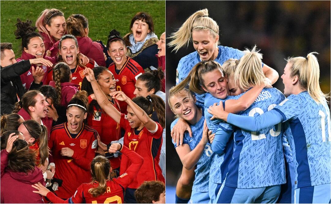 España e Inglaterra, las finalistas de la Copa del Mundo