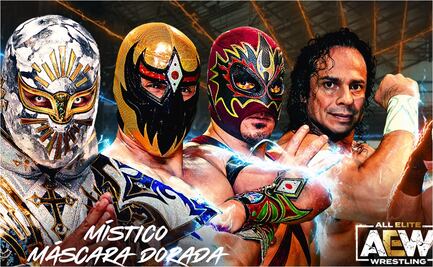 Místico, Máscara Dorada, Hechicero y Volador Jr pelearán en Estados Unidos con AEW