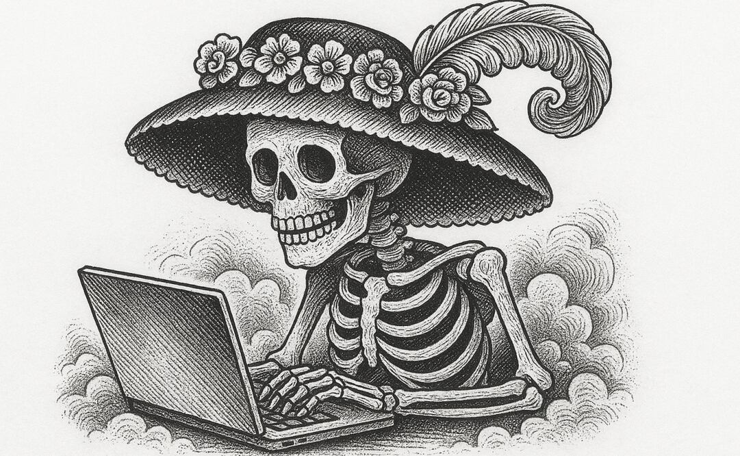 Las calaveritas literarias son un detalle para dedicar este Día de Muertos 2025. Foto: Imagen generada con IA